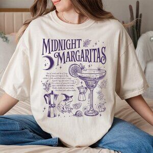 Midnight Margaritas Tee, Margarita Halloween Shirt